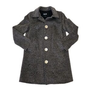Vena Cava Gray Wool Mohair Alpaca Silk Lined Car Coat Jacket Made in USA Size 2